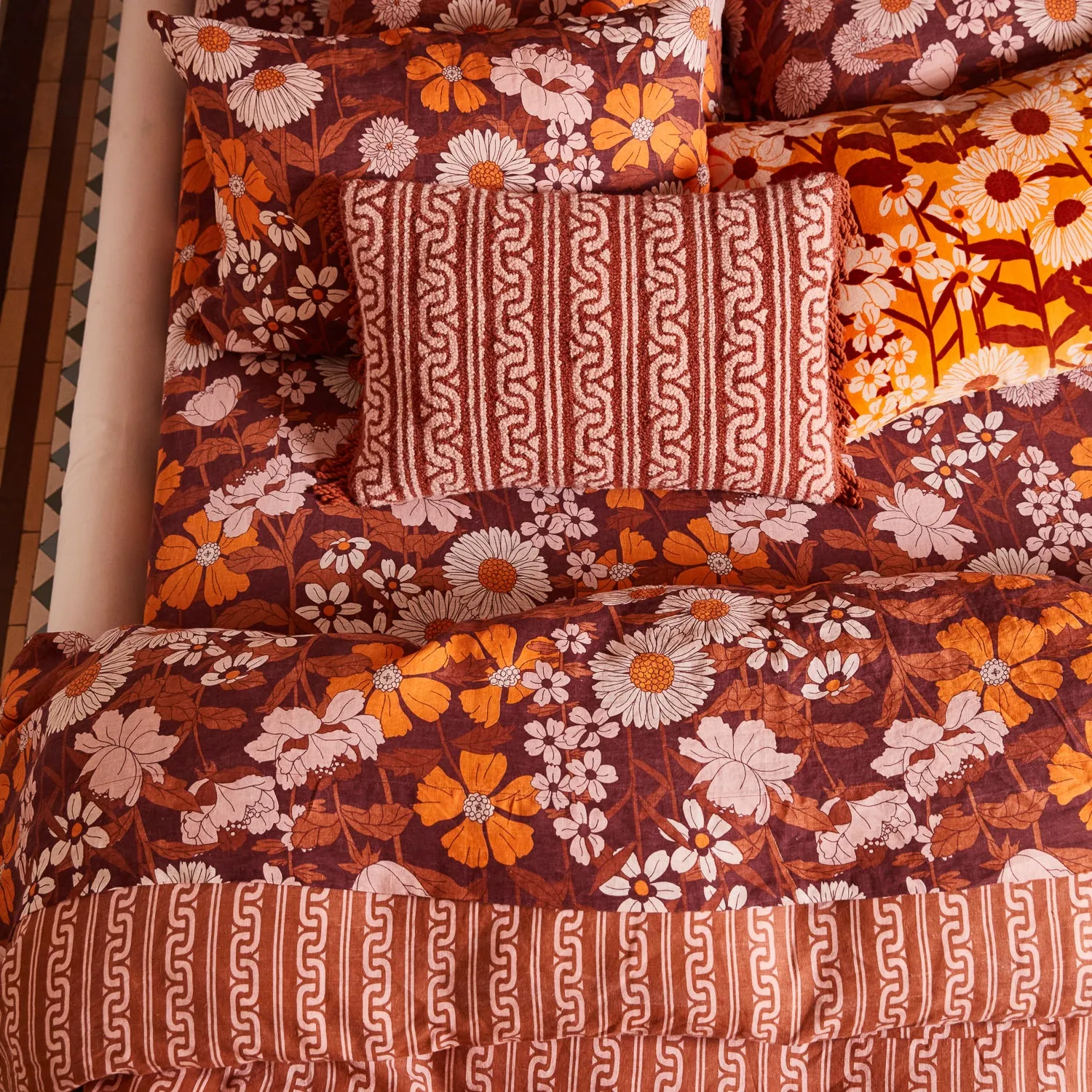 Sage and Clare Fidel Punch Needle Cushion