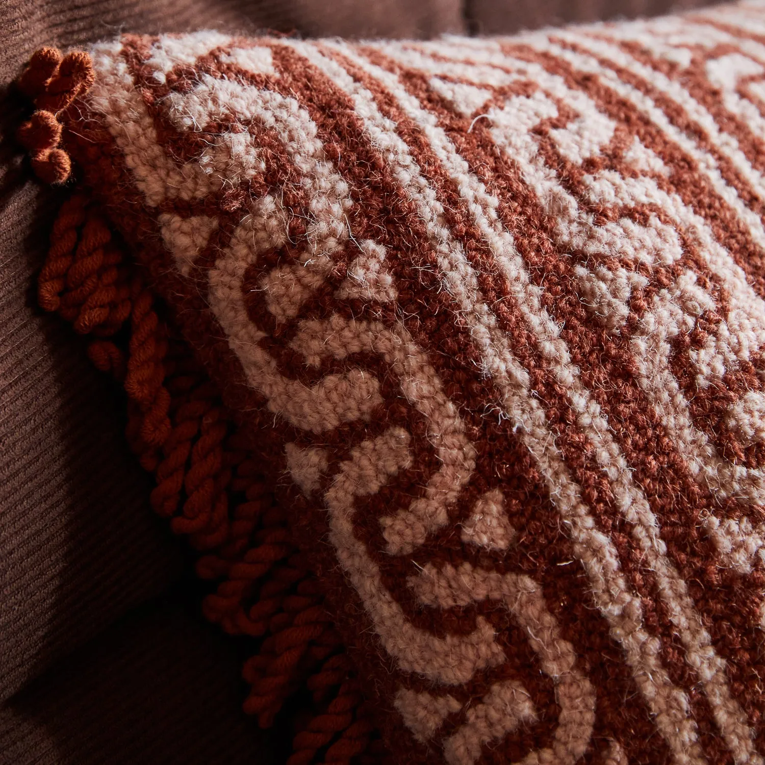 Sage and Clare Fidel Punch Needle Cushion