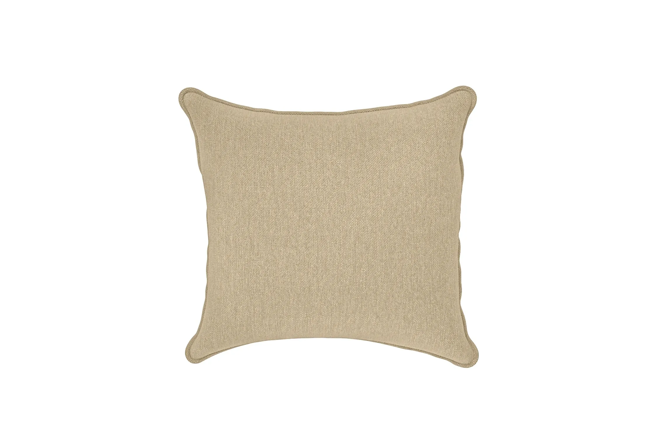 Scatter Cushions 40 x 40 cm Beige Linen Fabric