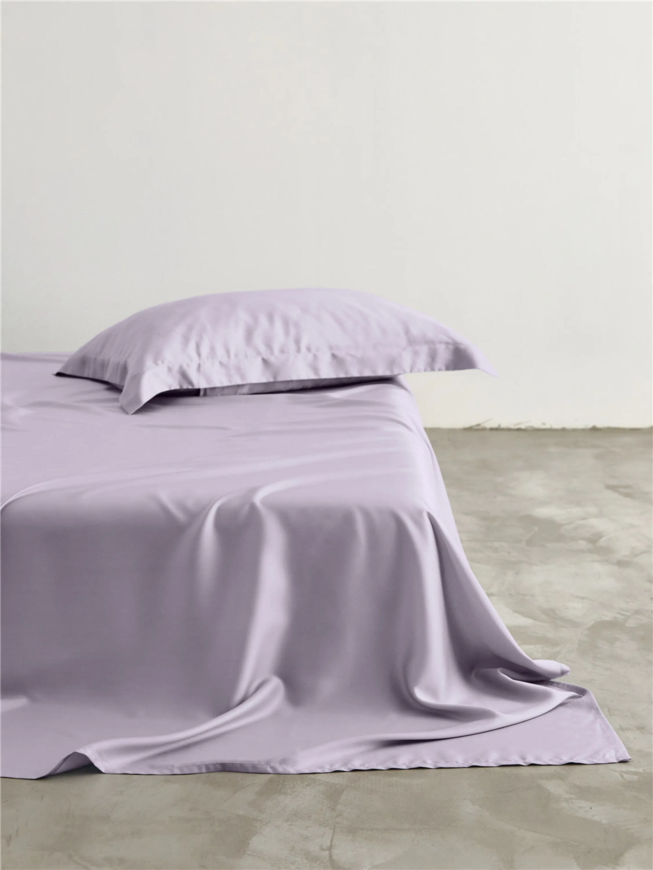 Silky Solid Tencel Sheet / Blue