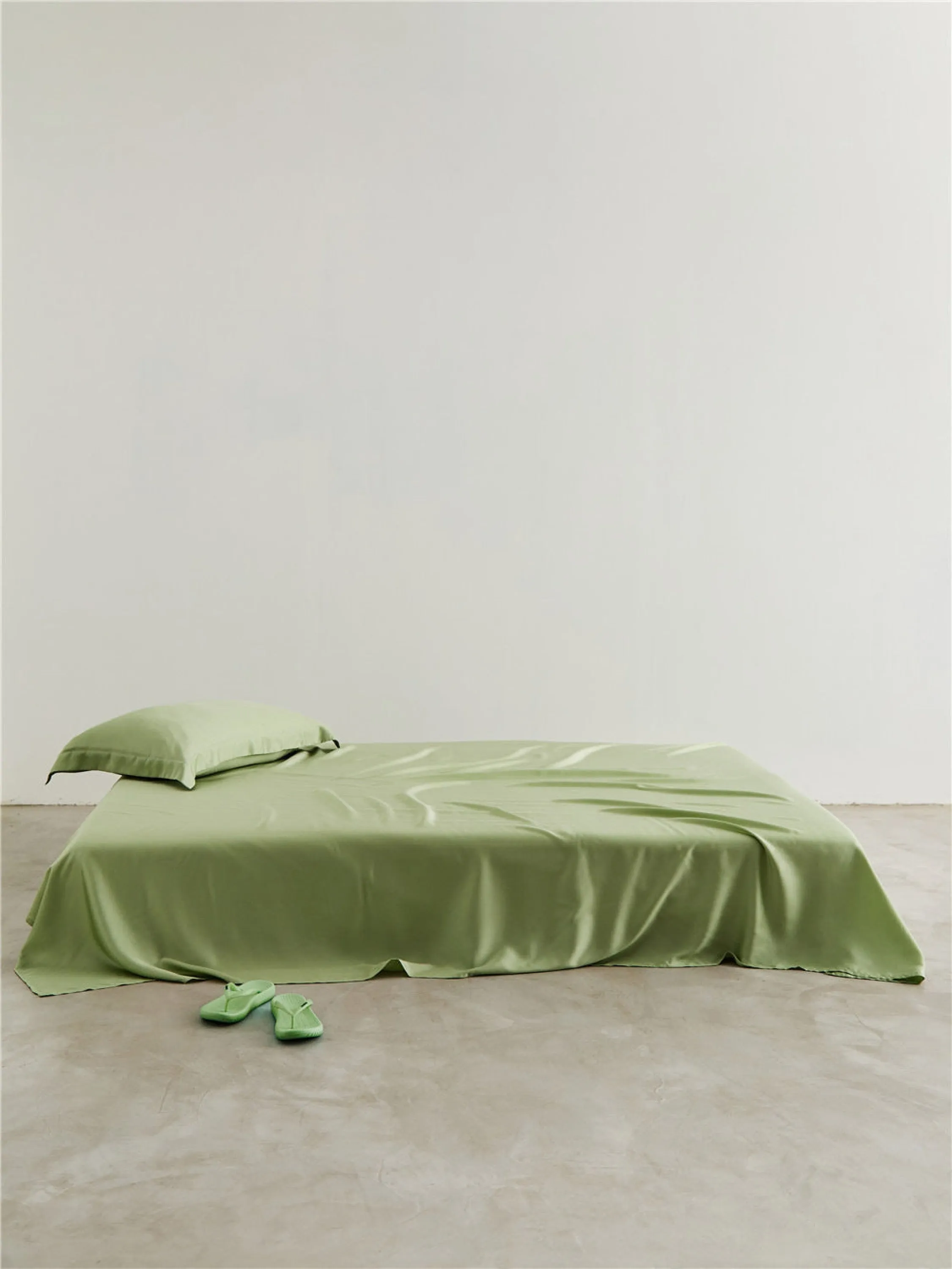Silky Solid Tencel Sheet / Blue