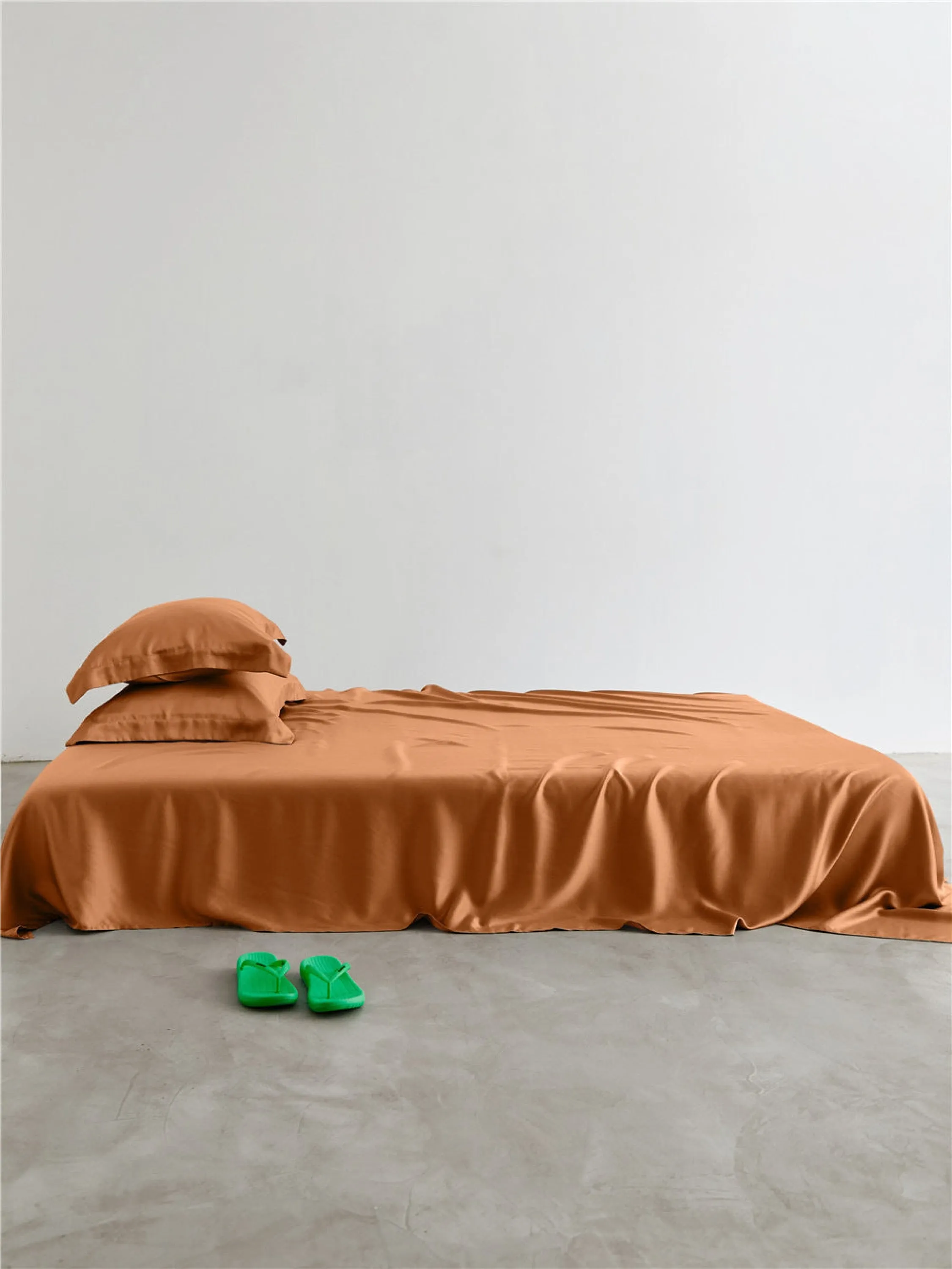 Silky Solid Tencel Sheet / Blue
