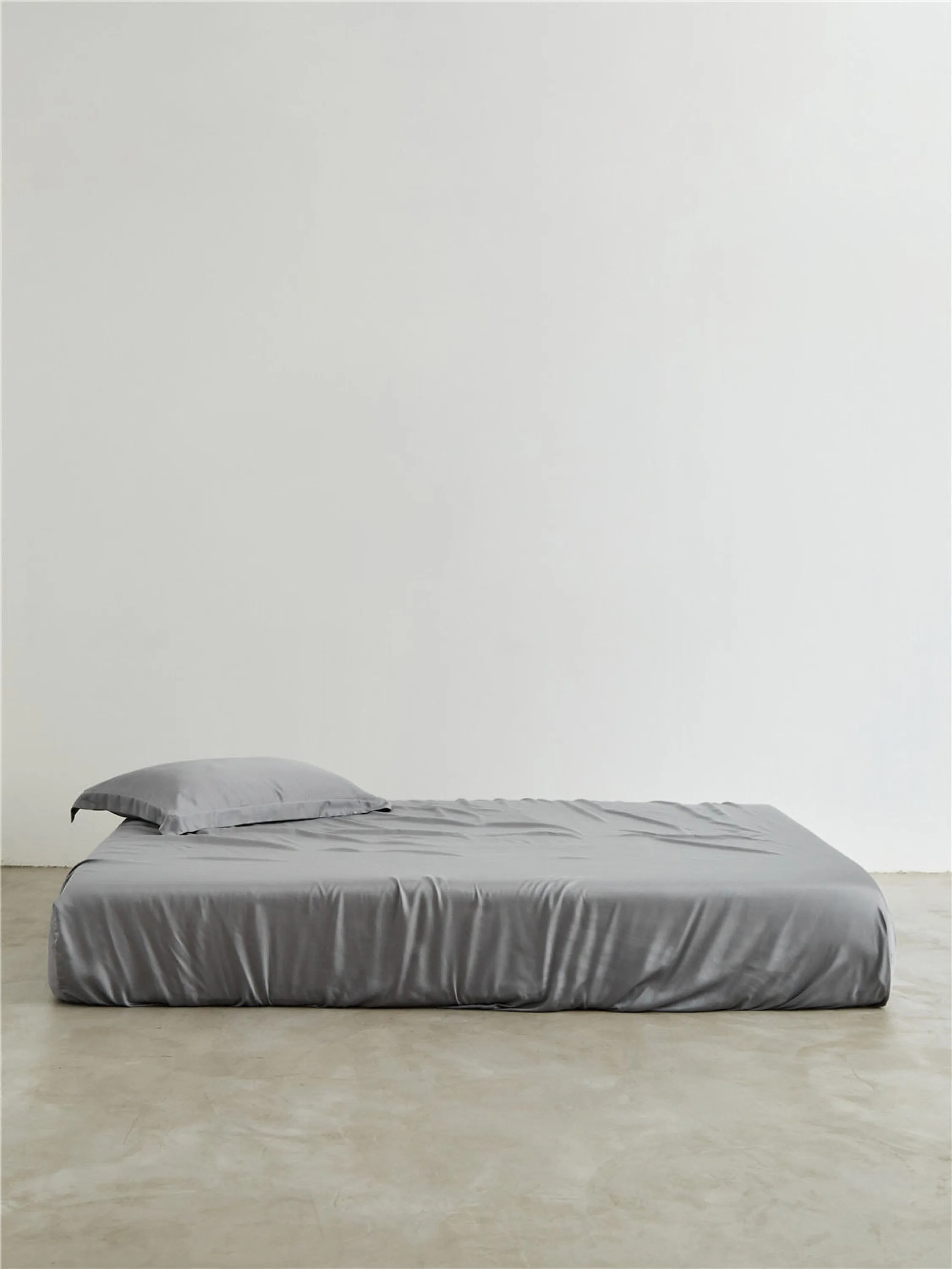 Silky Solid Tencel Sheet / Blue