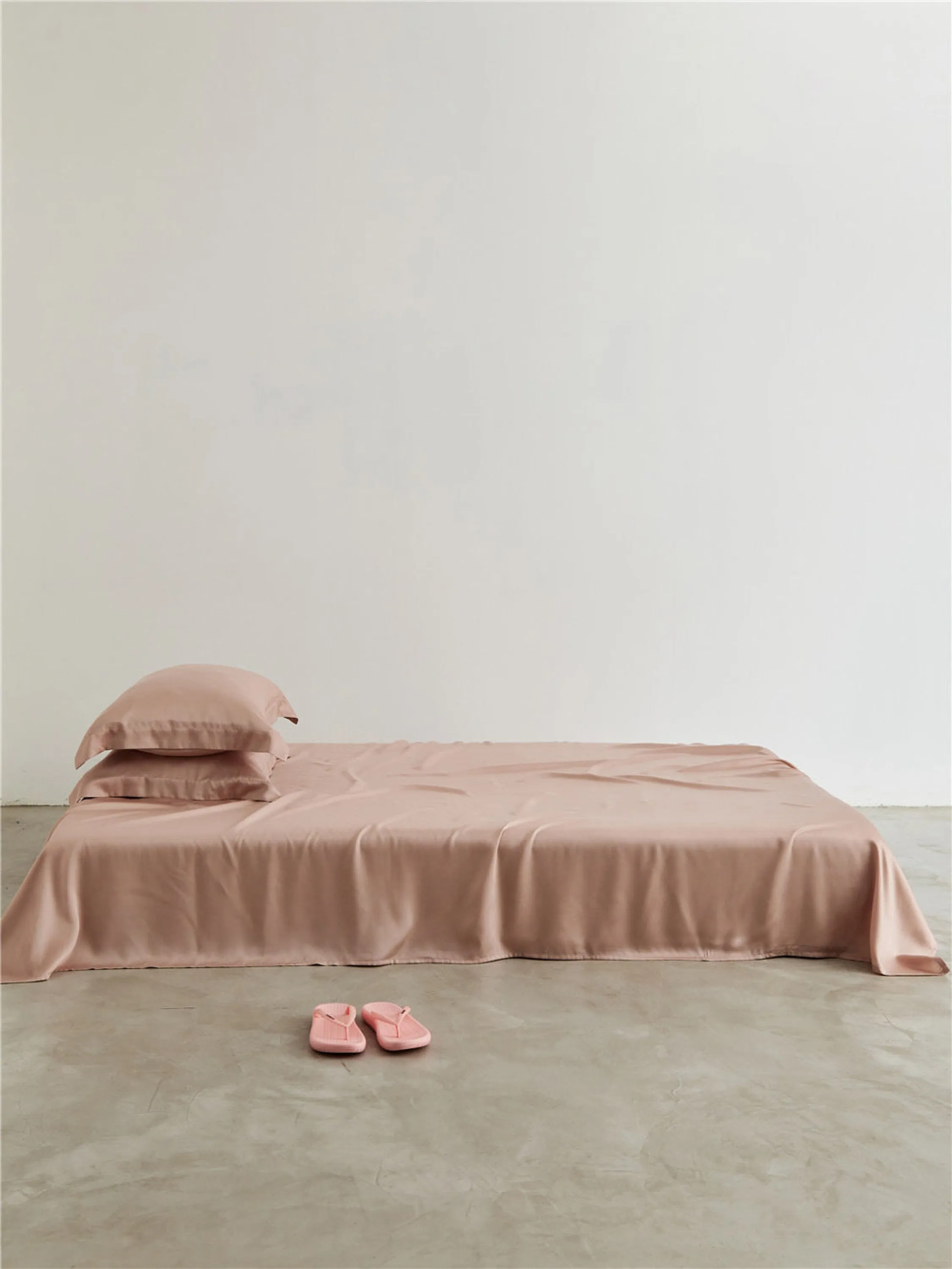 Silky Solid Tencel Sheet / Blue