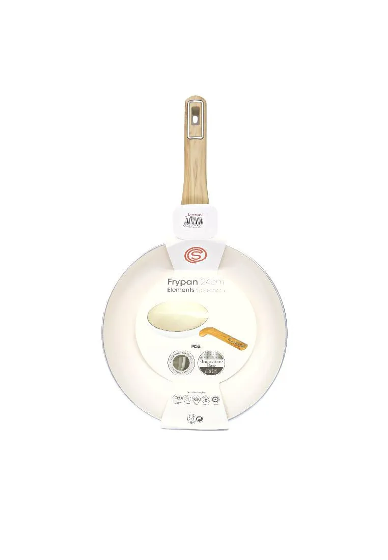Slique Element Collection Ceramic Frypan - White