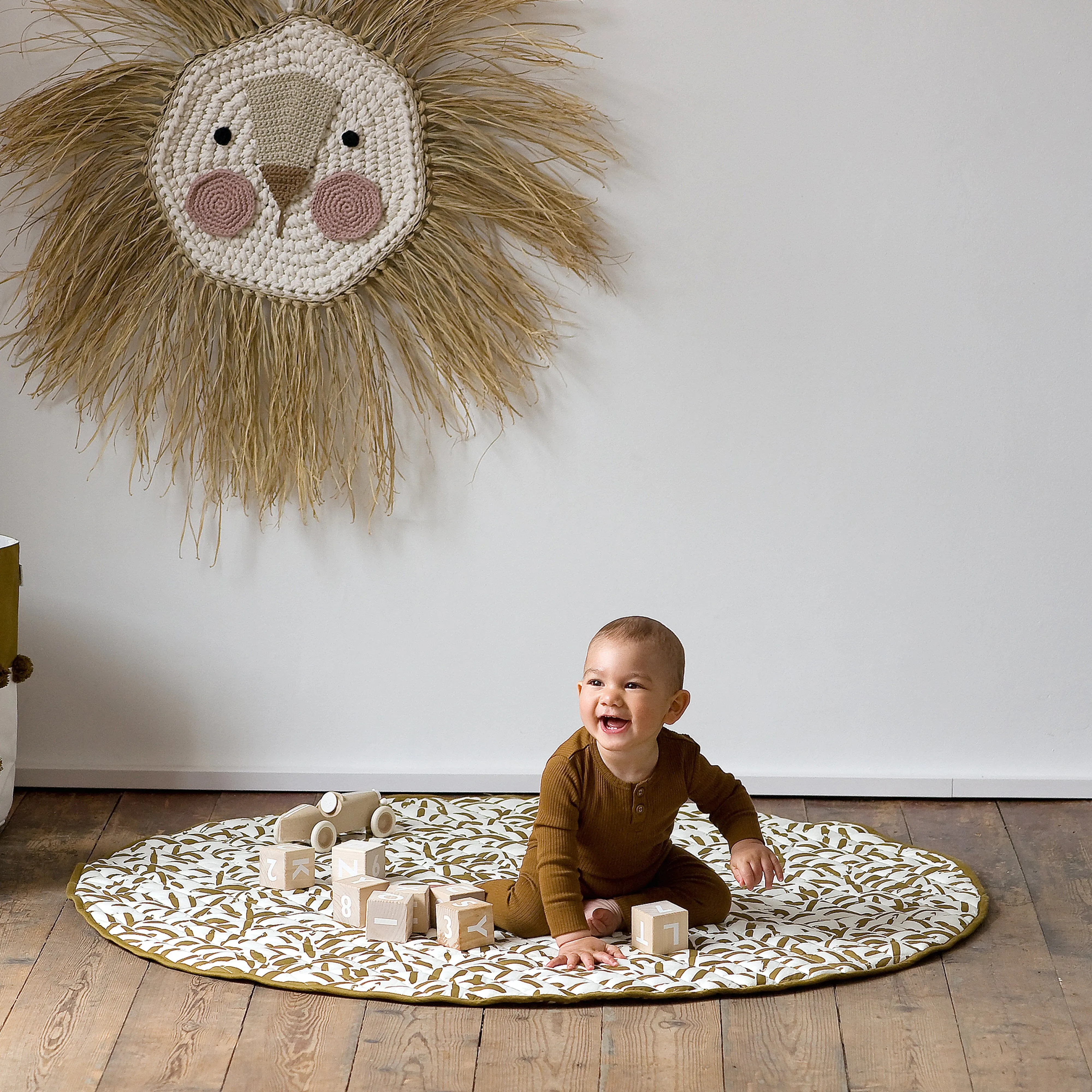 Toddlekind Quilted Cotton Reversible Luxe Playmats