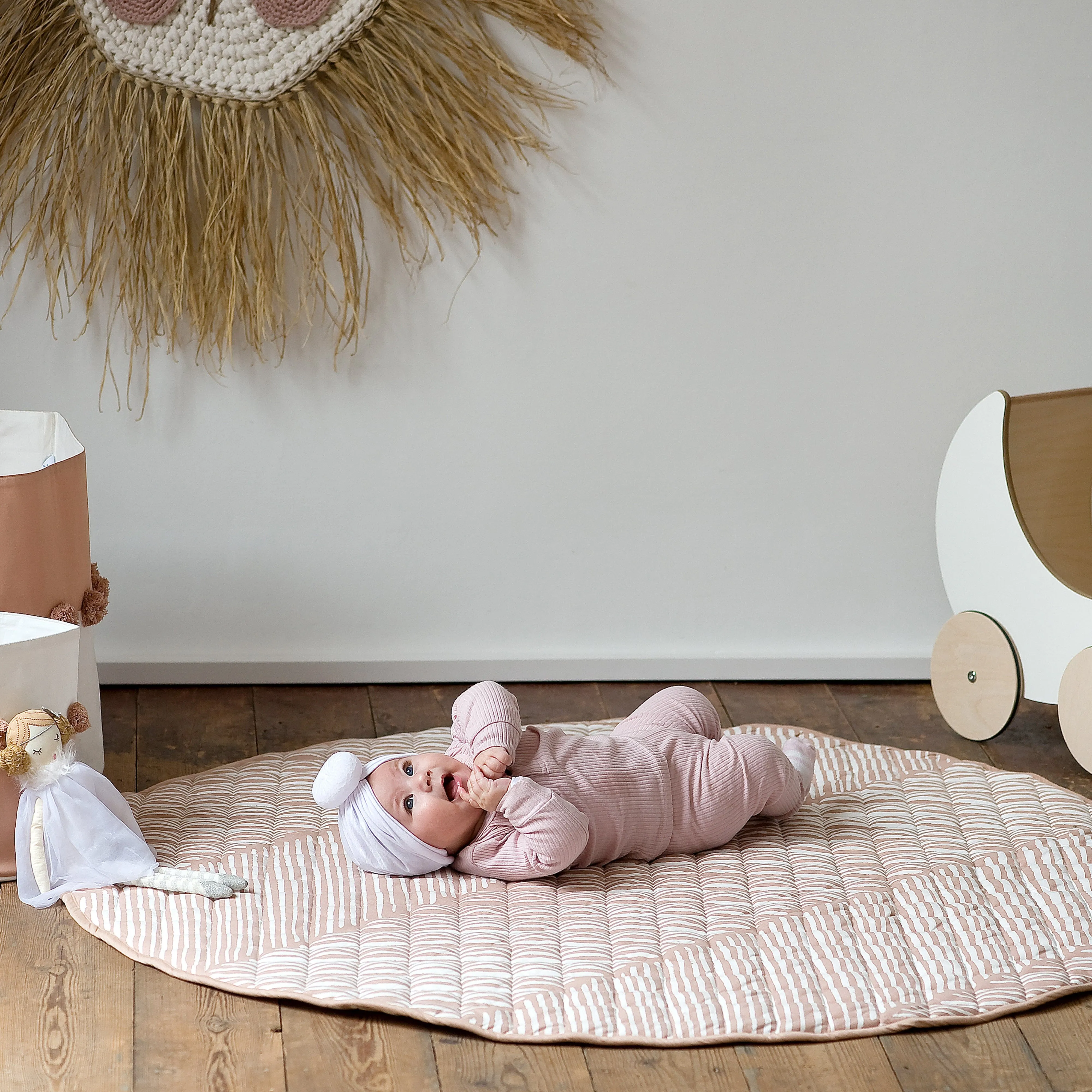 Toddlekind Quilted Cotton Reversible Luxe Playmats