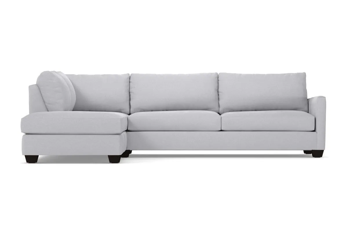 Tuxedo 2pc Sectional Sofa :: Leg Finish: Espresso / Configuration: LAF - Chaise on the Left