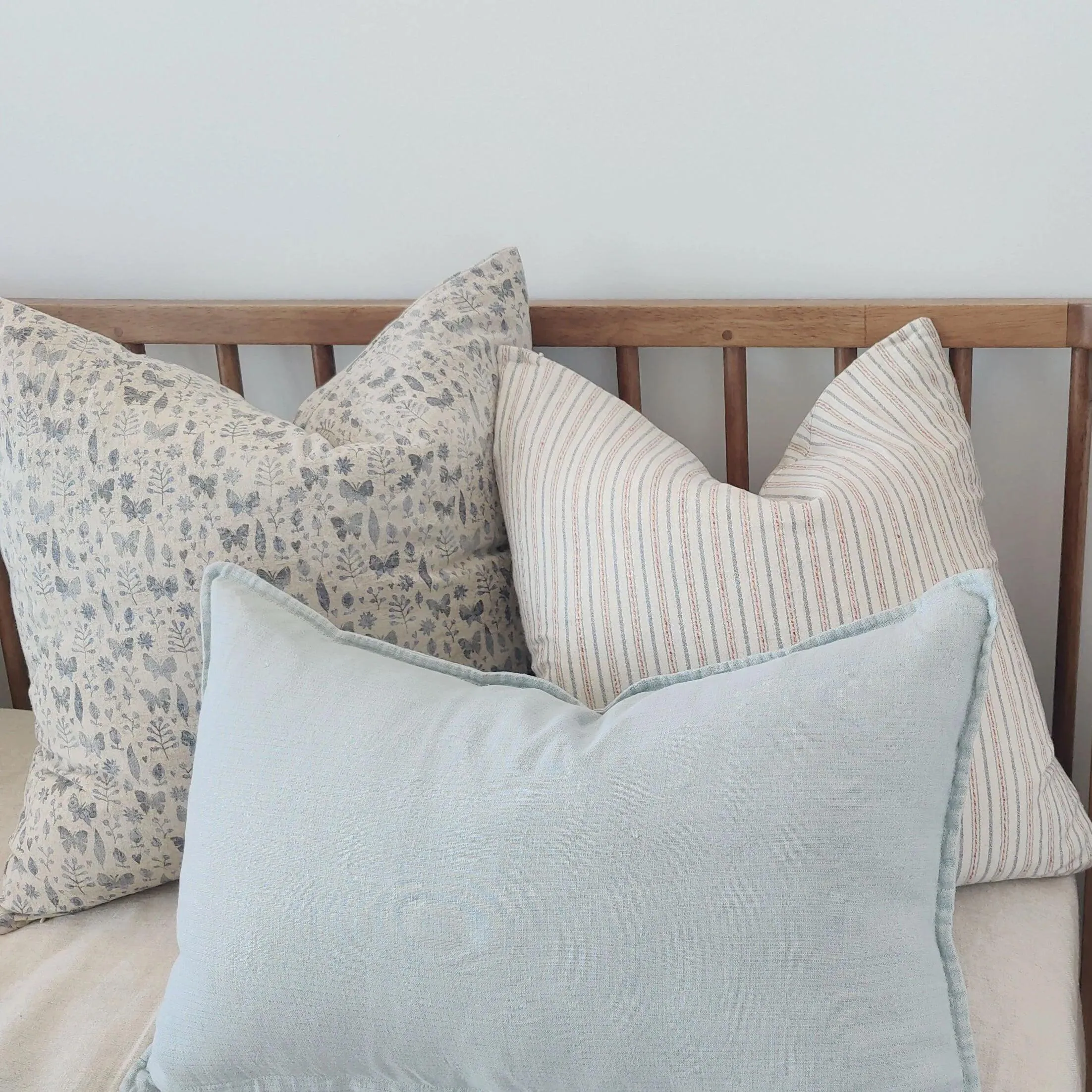 Velemount French Linen Cushion | Butterfly