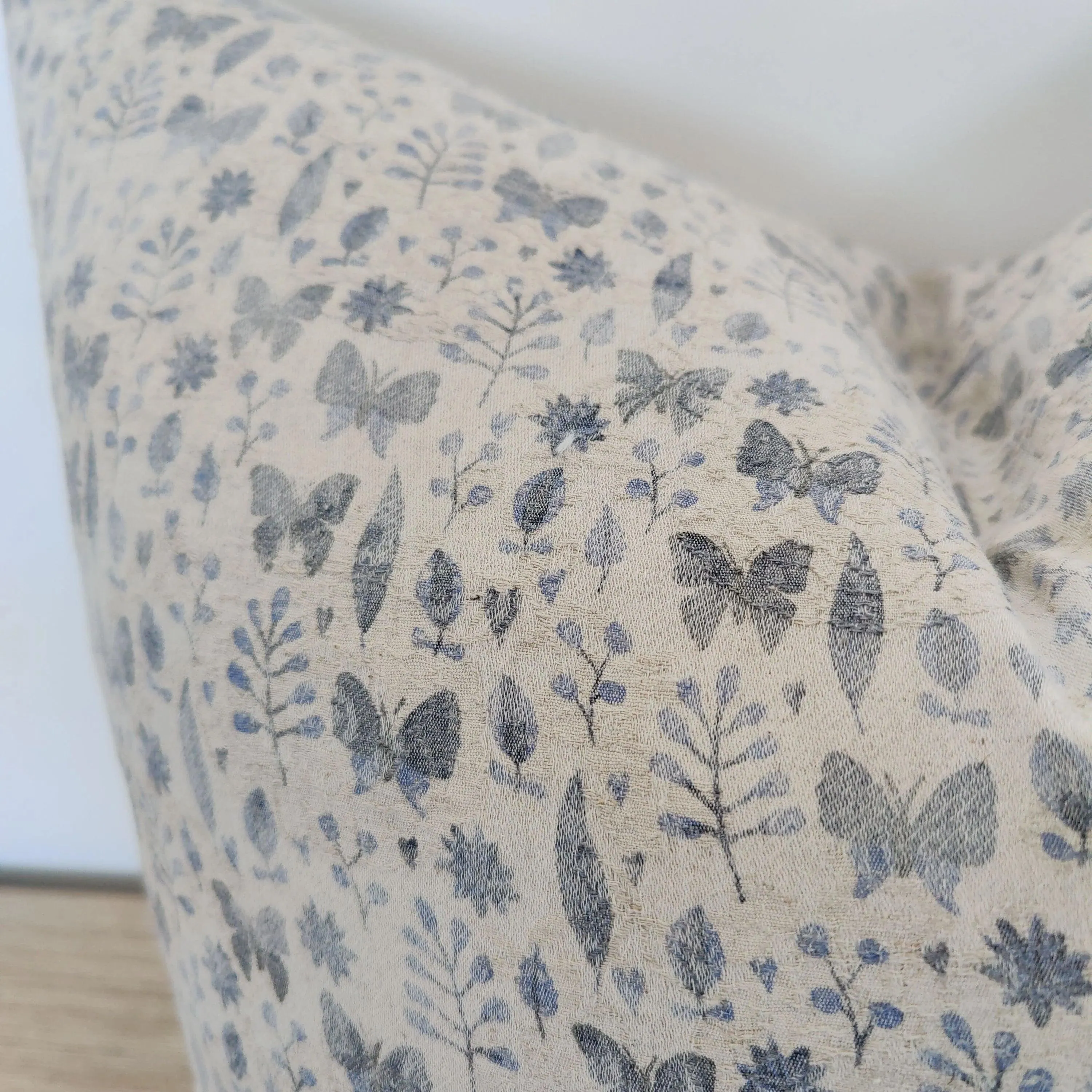 Velemount French Linen Cushion | Butterfly