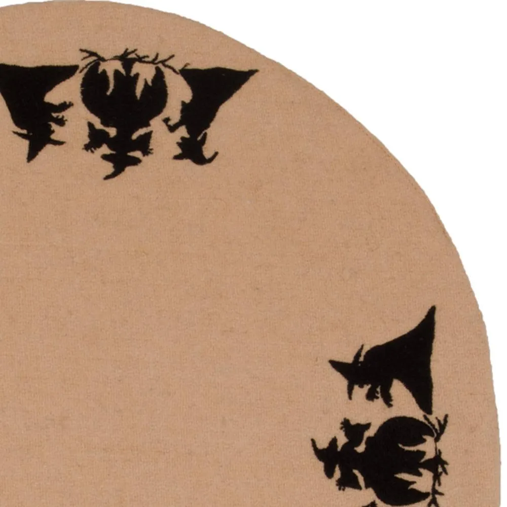 Witches Brew Nutmeg Candlemat Set Of Two CMRE0666